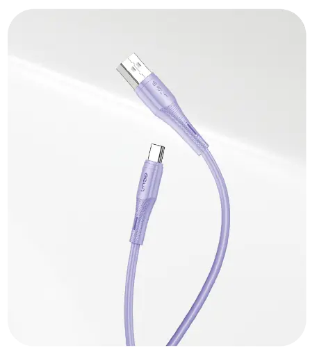 eeun USB-A to USB-C Cable, 480Mbps Data Transfer, TPE Material,PD 60W Fast Charge,2 Years Warranty (Black)